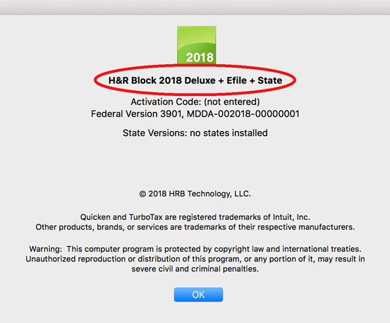 Installing H&r Block Software On Mac 2018